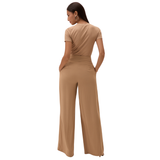 BLUSA MALHA CANELADA LUNENDER | BÁSICA MANGA CURTA