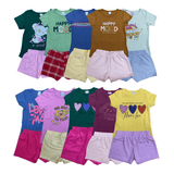Kit  2 Conjuntos Menina (1 a 8 Anos) – 100% Algodão - Qualidade Premium
