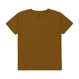 CAMISETA BEGE BÁSICA MASCULINA 100% ALGODÃO