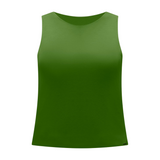 BLUSA CROPPED  MALHA VISCOSE COM ELASTANO