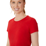 BLUSA VERMELHA | BÁSICA FEMININA | BABY LOOK EM ALGODÃO | MALWEE