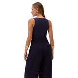 BLUSA CROPPED LUNENDER | MALHA VISCOSE COM ELASTANO