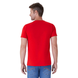 CAMISETA VERMELHA MALWEE | BÁSICA MASCULINA 100% ALGODÃO