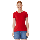 BLUSA VERMELHA | BÁSICA FEMININA | BABY LOOK EM ALGODÃO | MALWEE