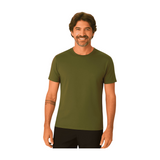 CAMISETA VERDE ESCURO BÁSICA MASCULINA 100% ALGODÃO