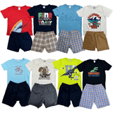 Kit 3 Conjuntos Menino (1 a 8 Anos) – 100% Algodão, Qualidade Premium