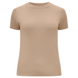 BLUSA MALHA CANELADA LUNENDER | BÁSICA MANGA CURTA