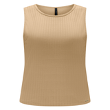 BLUSA REGATA CROPPED LUNENDER | MALHA CANELADO TRACY