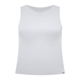 BLUSA CROPPED LUNENDER | MALHA VISCOSE COM ELASTANO