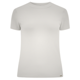 BLUSA MALHA CANELADA LUNENDER | BÁSICA MANGA CURTA