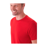 CAMISETA VERMELHA BÁSICA MASCULINA 100% ALGODÃO